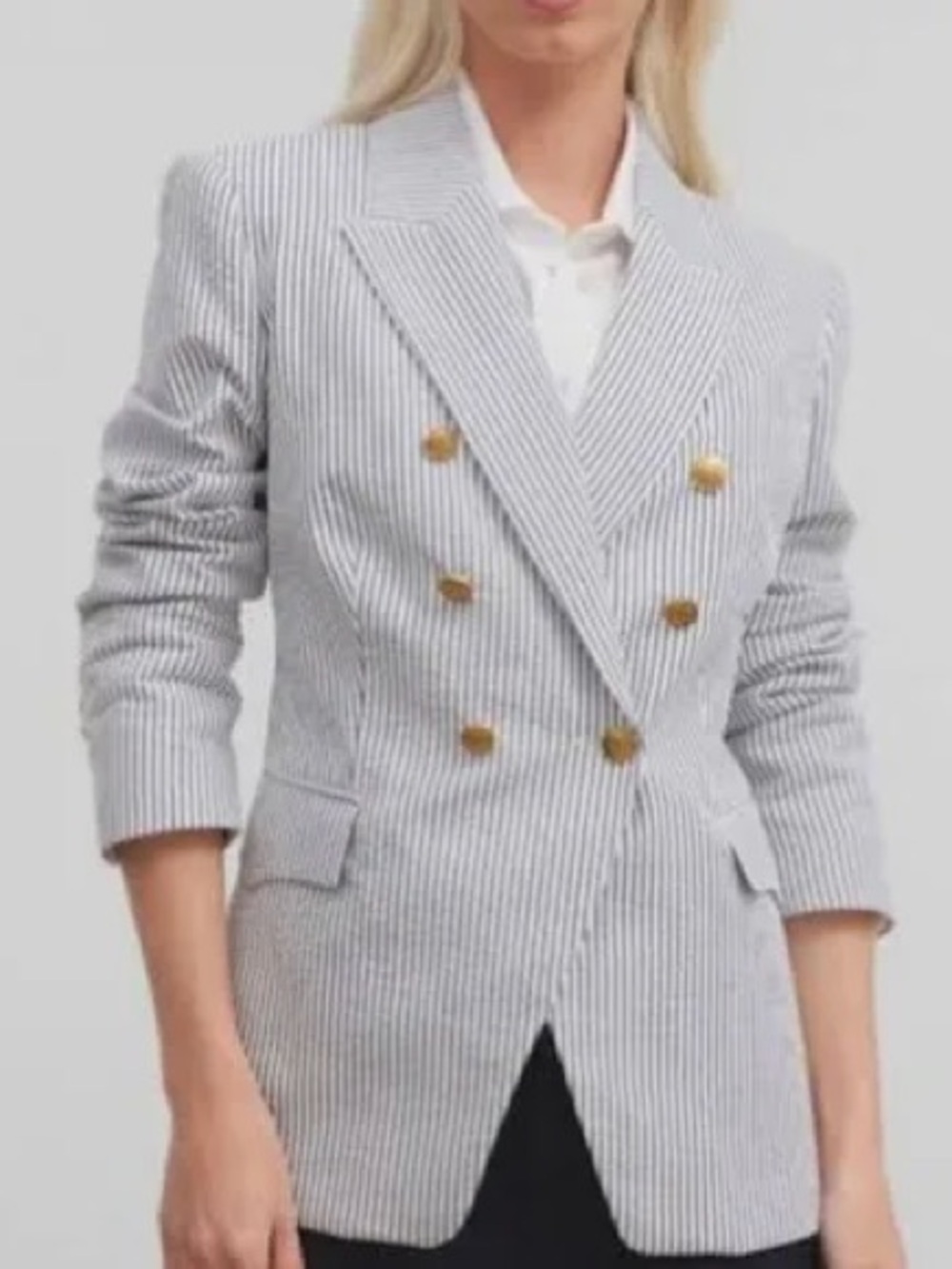 JOIE DOUBLE BREASTED BLAZER